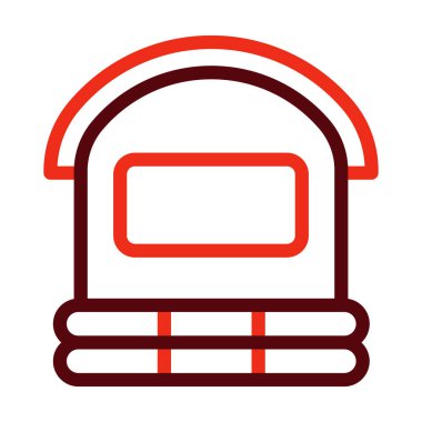 Kişisel ve Ticari Kullanım İçin İki Renk Simgesi Kulübesi