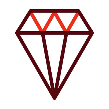 Kişisel ve ticari kullanım için Yüksek Değerli Sembol İki Renk Simgesi