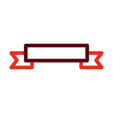 Kişisel ve Ticari Kullanım İçin Sancak İki Renk Simgesi