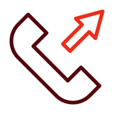 Kişisel ve ticari kullanım için Giden Glyph İki Renk Simgesi