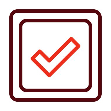 Kişisel ve ticari kullanım için 2 Renk Simgesini işaretleyin