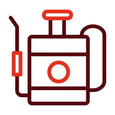 Kişisel ve Ticari Kullanım İçin Böcek ilacı İki Renk Simgesi