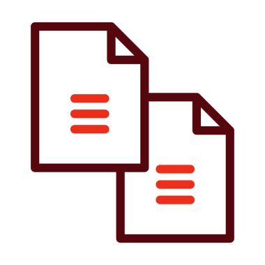 Kişisel ve Ticari Kullanım İçin İki Renk Simgesini Çoğalt