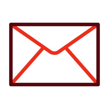 Kişisel ve ticari kullanım için Posta Kabartması İki Renk Simgesi