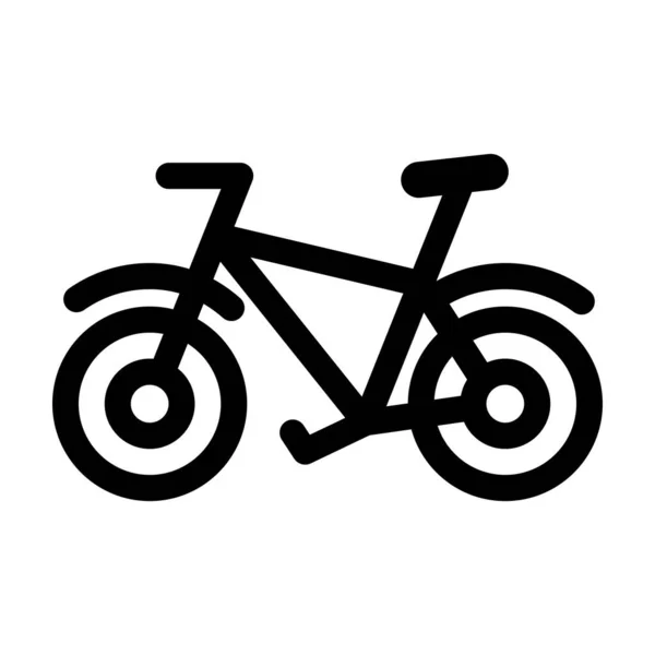 Fahrrad Vector Glyph Icon Für Den Persönlichen Und Kommerziellen Gebrauch — Stockvektor
