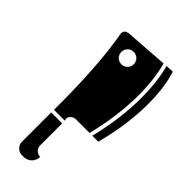 Kişisel ve ticari kullanım için Cleaver Vektör Kabartma Simgesi