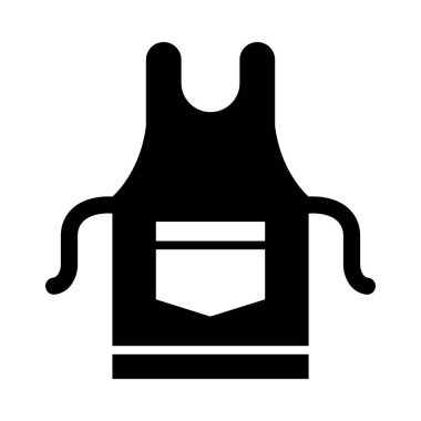 Kişisel ve Ticari Kullanım İçin Önlük Vektörü Kabartma Simgesi