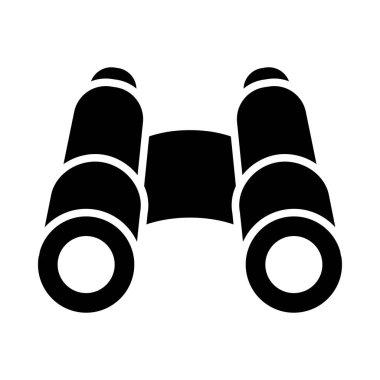 Kişisel ve Ticari Kullanım İçin Dürbün Vektör Kabartma Simgesi