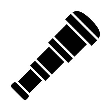 Kişisel ve Ticari Kullanım İçin Spyglass Vektör Glyph Simgesi