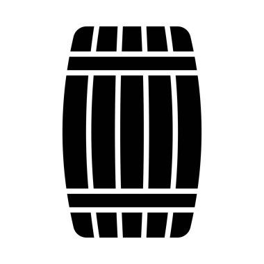 Kişisel ve ticari kullanım için Varil Vektörü Kabartma Simgesi