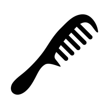 Kişisel ve ticari kullanım için Saç Tarak Vektörü Kabartma Simgesi