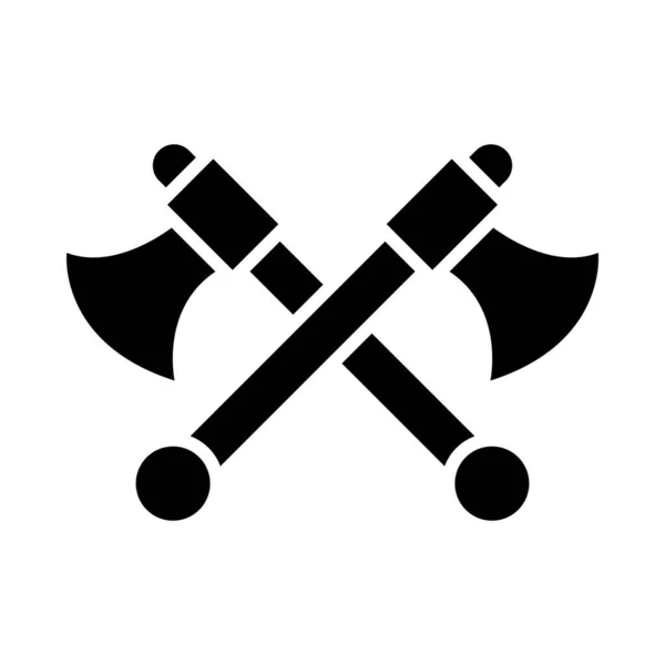 Axe Vector Glyph Icon Pentru Personal Comercial — Vector de stoc
