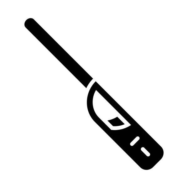 Herdfeuerzeug Vector Glyph Icon Für Den Persönlichen Und Kommerziellen Gebrauch — Stockvektor
