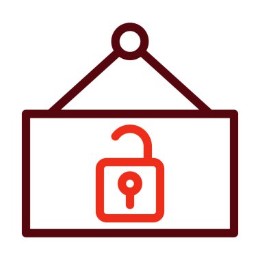 Kişisel ve Ticari Kullanım İçin İki Renk Simgesini Aç