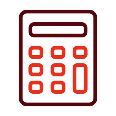 Kişisel ve Ticari Kullanım İçin İki Renk Simgesi Hesaplayıcı