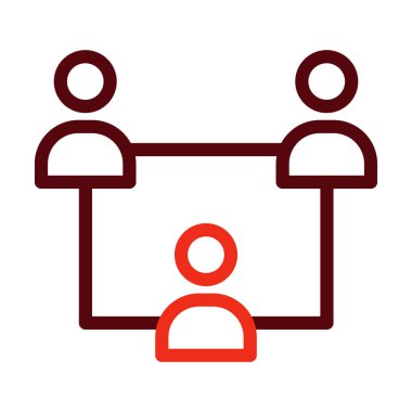 Kişisel ve ticari kullanım için Sosyal Bilimler Sembolü İki Renk Simgesi