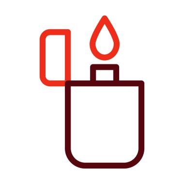 Kişisel ve ticari kullanım için daha açık renkli simge iki renk simgesi