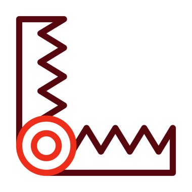 Kişisel ve ticari kullanım için Ayı Kapanı Sembolü İki Renk Simgesi