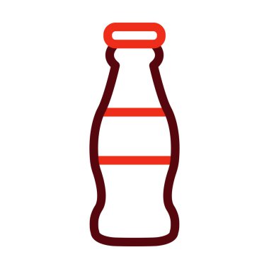 Kişisel ve ticari kullanım için Cola Sembolü İki Renk Simgesi