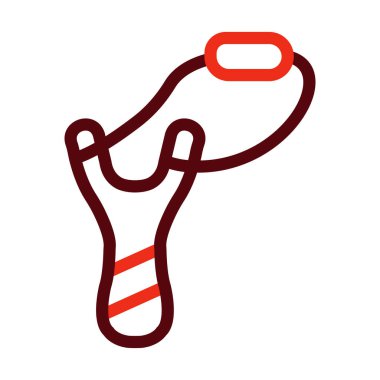 Kişisel ve ticari kullanım için Sapan İki Renk Simgesi