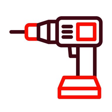 Kişisel ve ticari kullanım için sondaj sembolü iki renk simgesi