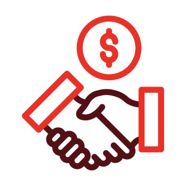 Kişisel ve ticari kullanım için iki renk simgesi dağıt