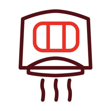 Kişisel ve ticari kullanım için el kurutma kabartması iki renk simgesi