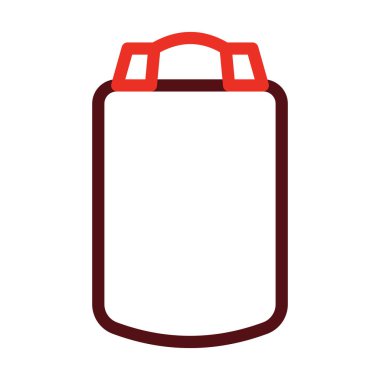 Kişisel ve ticari kullanım için Tank İşareti İki Renk Simgesi