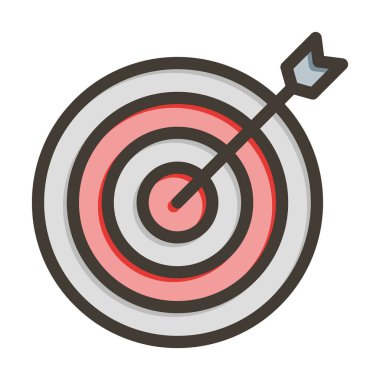 Dart Kalın Çizgisi Kişisel ve Ticari Kullanım İçin Renklerle Dolu