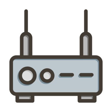 Modem Kalın Çizgisi Kişisel ve Ticari Kullanım İçin Renklerle Dolu