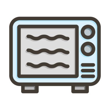 Mikrodalga Kalın Hattı Kişisel ve Ticari Kullanım İçin Renklerle Doluydu