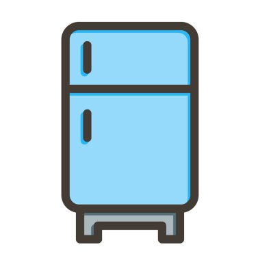 Buzdolabı Kalın Çizgisi Kişisel ve Ticari Kullanım İçin Renklerle Dolu