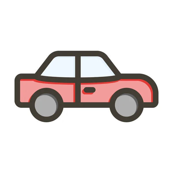 个人及商业用途的玩具汽车增色线 — 图库矢量图片