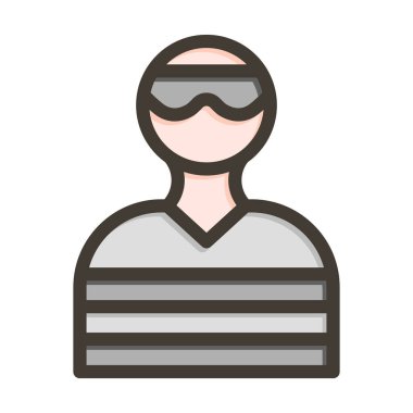 Soyguncu Kalın Çizgisi Kişisel ve Ticari Kullanım İçin Renklerle Dolu