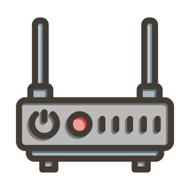 Wifi Router Kalın Hattı Kişisel ve Ticari Kullanım İçin Renklerle Dolu