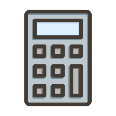 Kişisel ve Ticari Kullanım İçin Renk Doldurulmuş Kalın Hesap Çizgisi