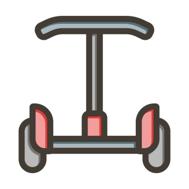 Segway Kalın Çizgisi Kişisel ve Ticari Kullanım İçin Renklerle Dolu