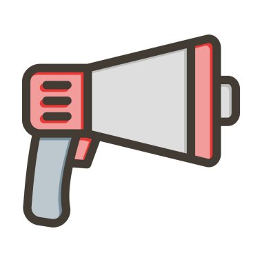 Gürültülü Hoparlör Kalın Çizgisi Kişisel ve Ticari Kullanım İçin Renklerle Dolu