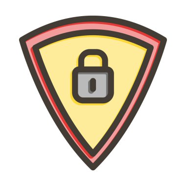 Koruma Kalın Çizgisi Kişisel ve Ticari Kullanım İçin Renklerle Dolu