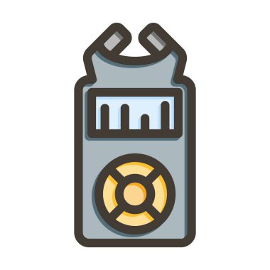 Ses Kayıt Kalın Çizgisi Kişisel ve Ticari Kullanım İçin Renklerle Dolu