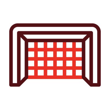 Kişisel ve Ticari Kullanım İçin Kalın Çizgi İki Renk Simgesi