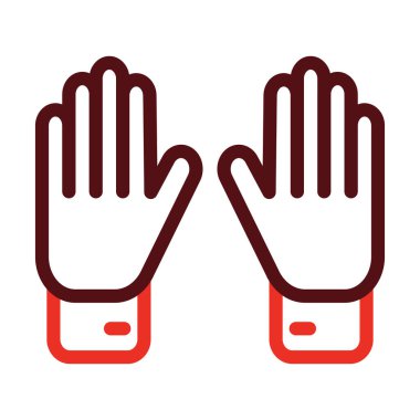 Kaleci eldivenleri iki renk.