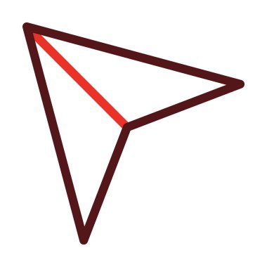 Kişisel ve Ticari Kullanım İçin İki Renk Simgesi Kalın Çizgi