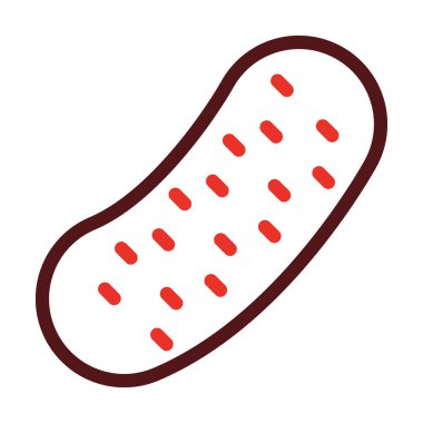 Kişisel ve ticari kullanım için Patates Kalın Çizgisi İki Renk Simgesi
