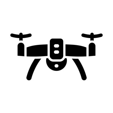 Kişisel ve ticari kullanım için Drone Vektör Glyph Simgesi