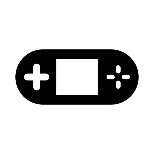 Videokonsole Vector Glyph Icon Für Den Persönlichen Und Kommerziellen Gebrauch — Stockvektor