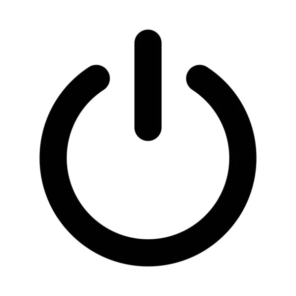 Ikona Wektora Mocy Glyph Użytku Osobistego Komercyjnego — Wektor stockowy
