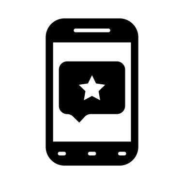 Kişisel ve Ticari Kullanım İçin Favori Vektör Glyph Simgesi