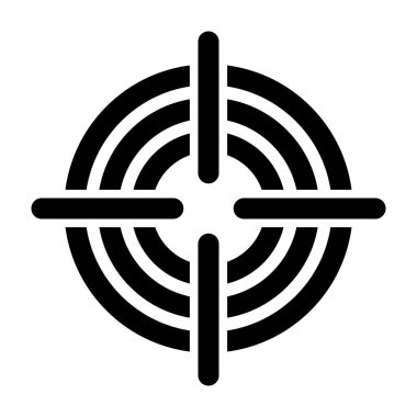 Kişisel ve Ticari Kullanım İçin Kapsam Vektörü Kabartma Simgesi