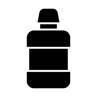 Kişisel ve ticari kullanım için ağız gargargarası Vektörü Glyph Simgesi